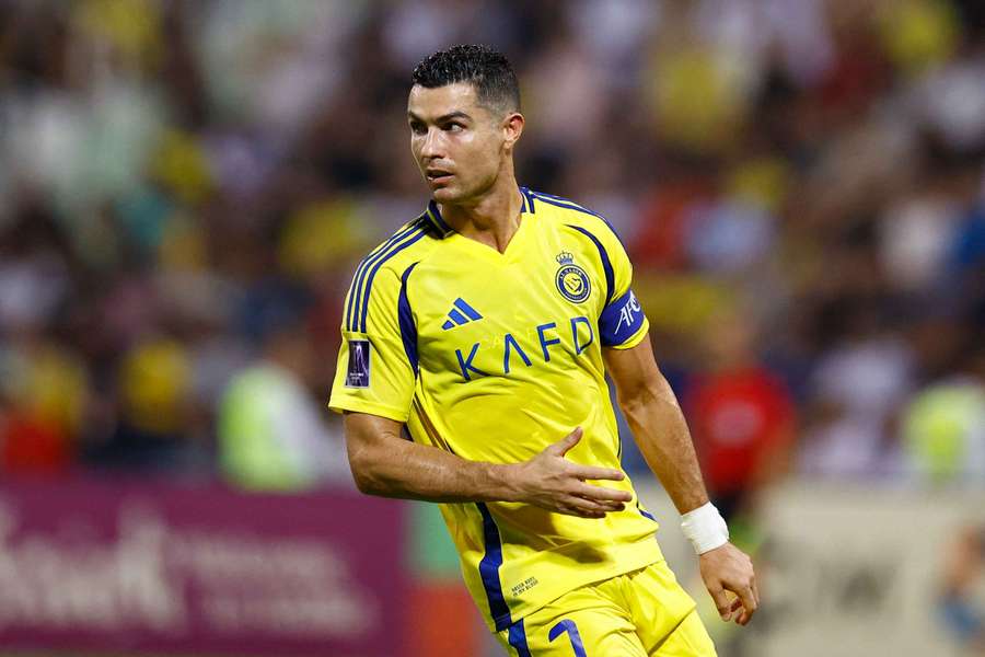 Al Nassr's Cristiano Ronaldo in action