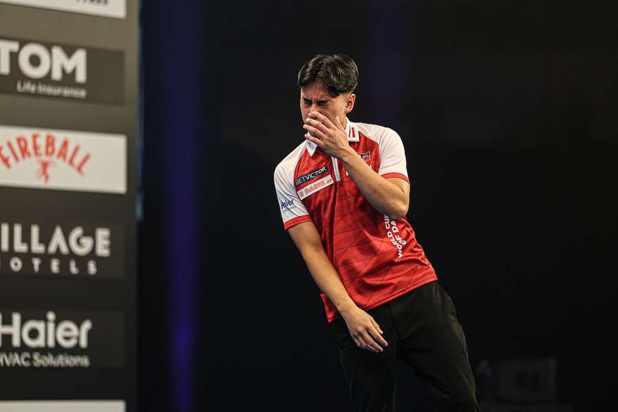 Rusty-Jake Rodriguez beim World Cup of Darts.