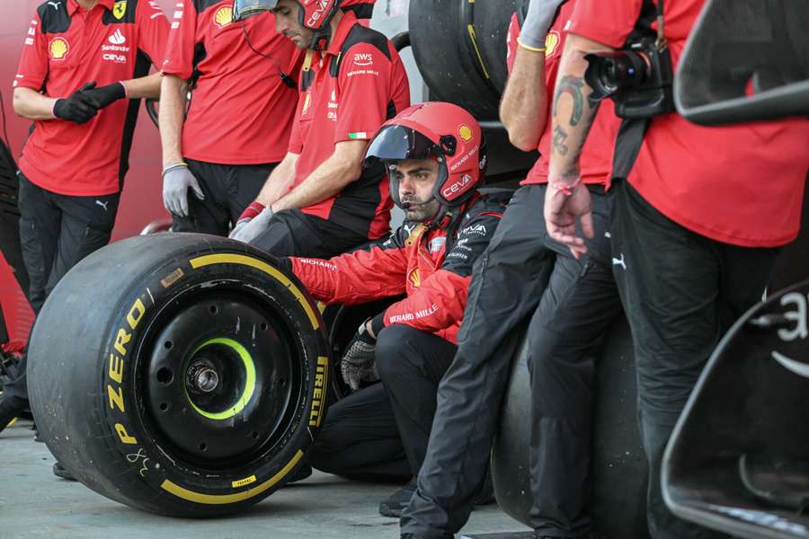 Il box Ferrari