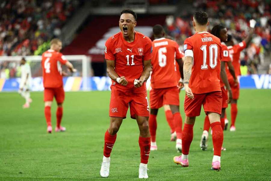 Ndoye erzielte das 2:0 für die Schweiz Ndoye erzielte das 2:0 für die Schweiz
