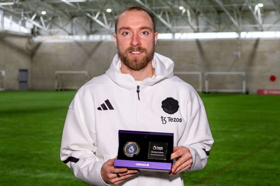 Eriksen, jugador del Manchester United