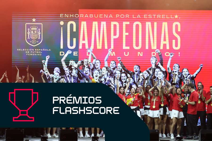 A seleção espanhola, melhor equipa feminina do ano nos Flashscore Awards