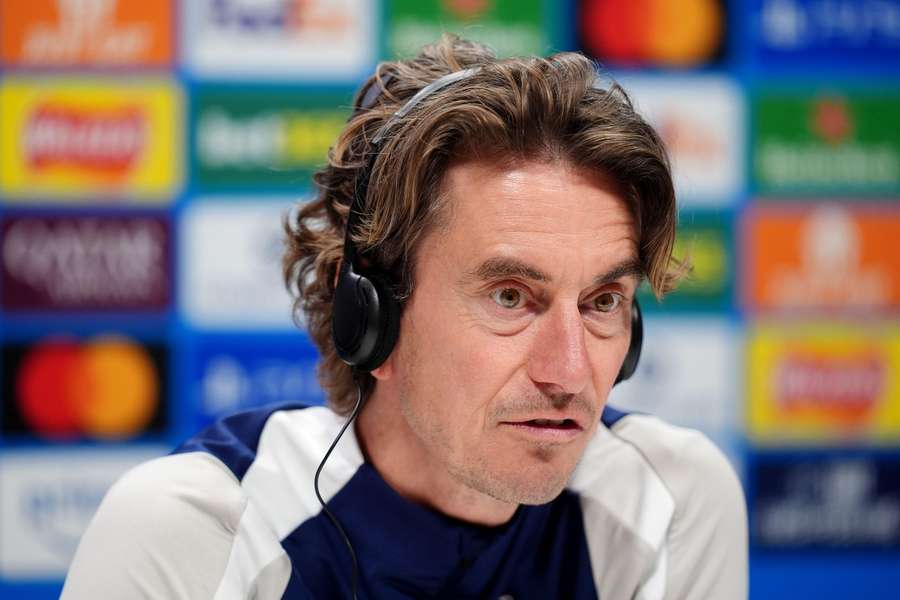 Frank during his presser