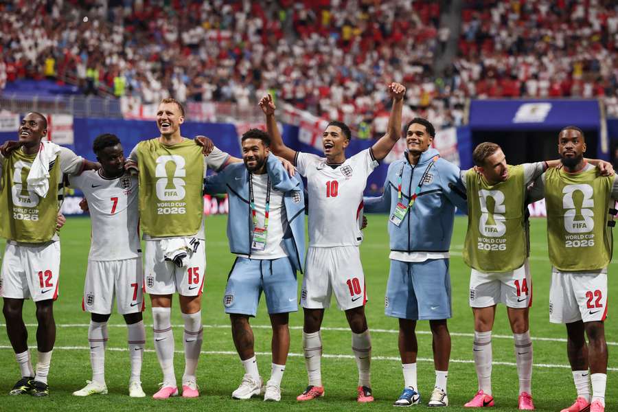 Gli inglesi dopo la vittoria sul Congo