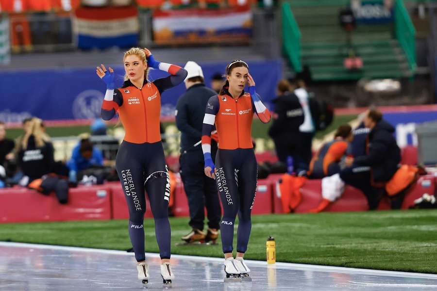 Leerdam en Kok na de afsluitende 1000 meter