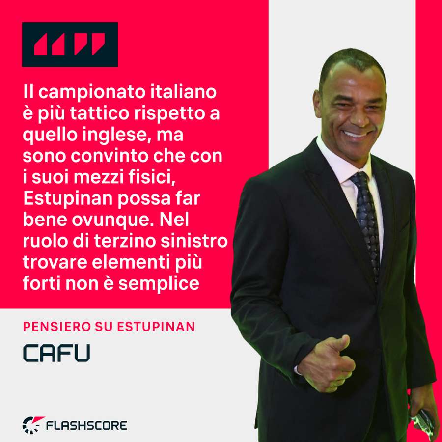 Le parole di Cafu su Estupinan