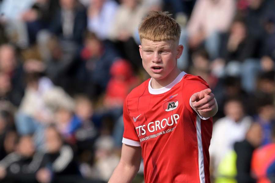 Kees Smit won dit jaar de UEFA Youth League met AZ O19