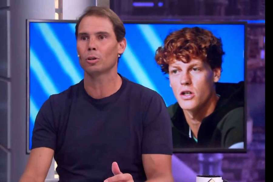 Nadal talte om Jannik Sinner og sin egen fremtid i talkshowet "El Hormiguero".