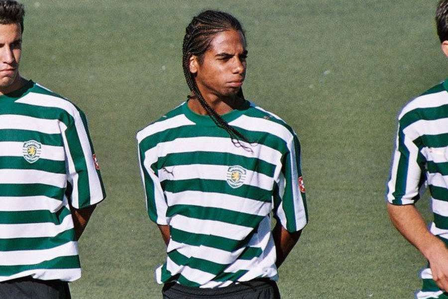 Fábio Paim na camadas jovens do Sporting