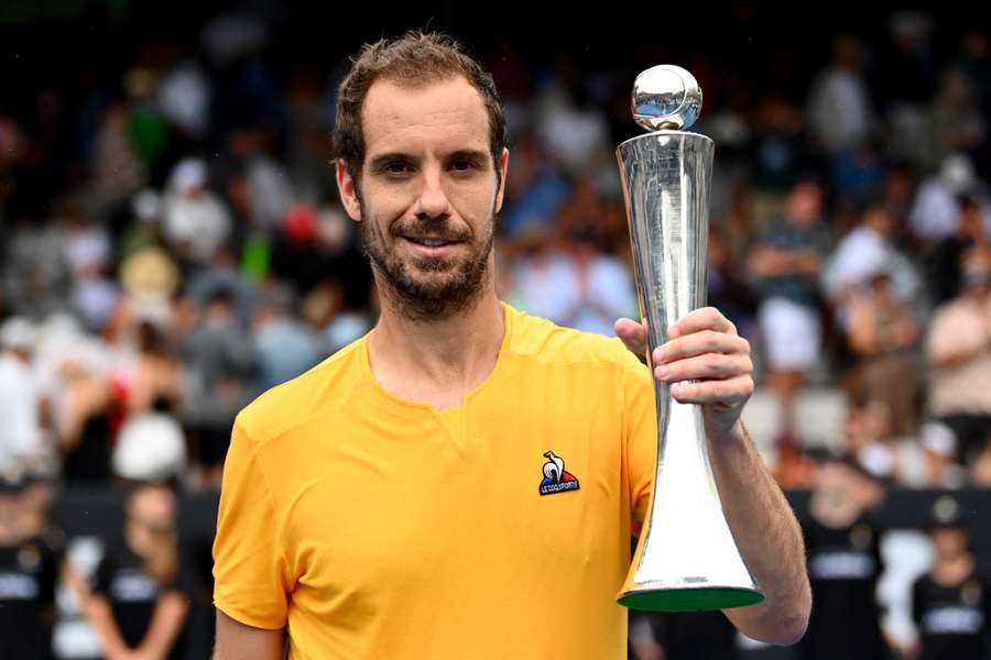 Richard Gasquet zdolal v aucklandském finále Camerona Norrieho 2:1 na sety.