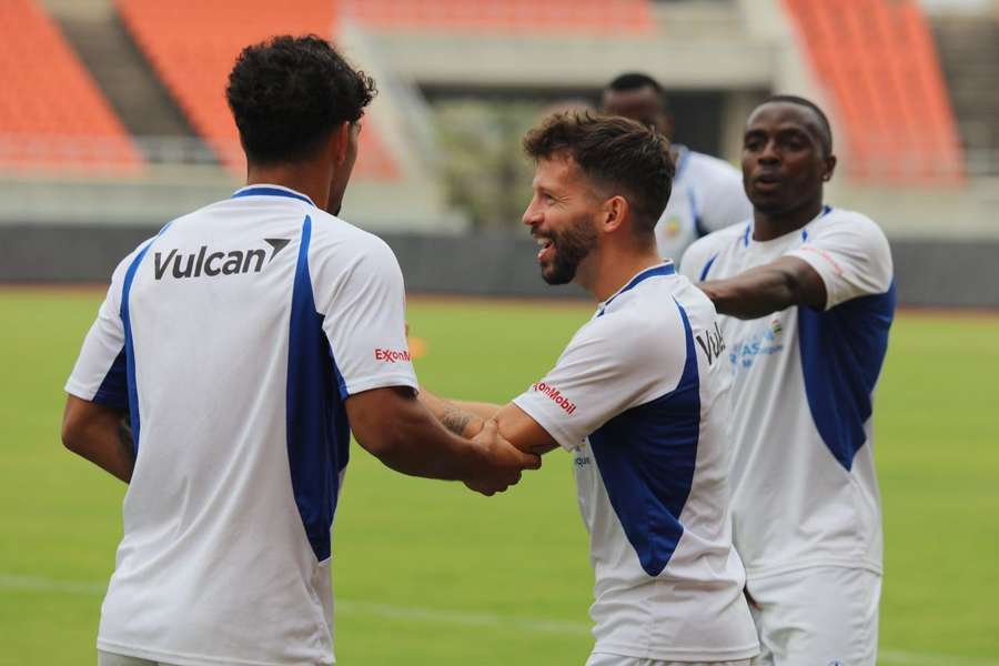 Pepo no treino de Moçambique