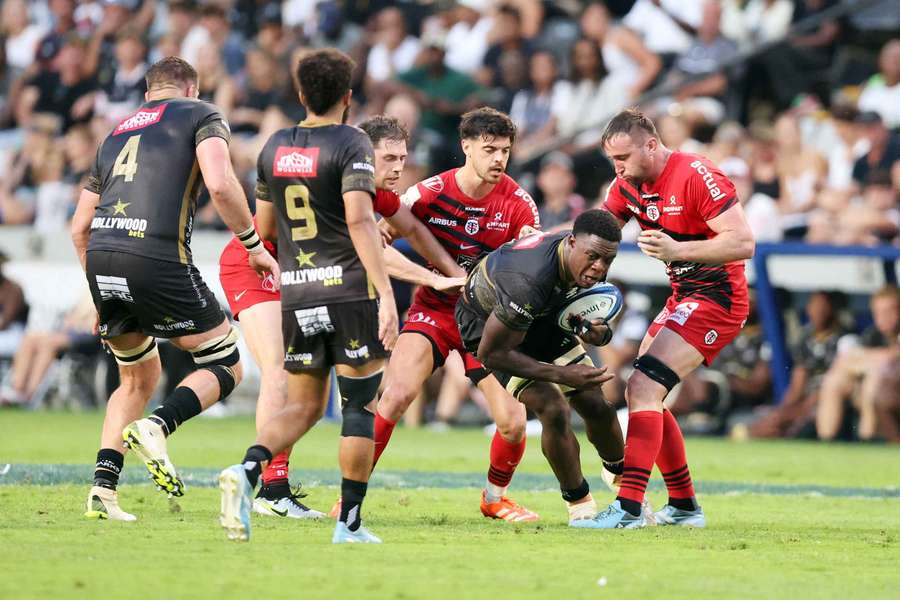 Les Sharks face à Toulouse le week-end dernier.