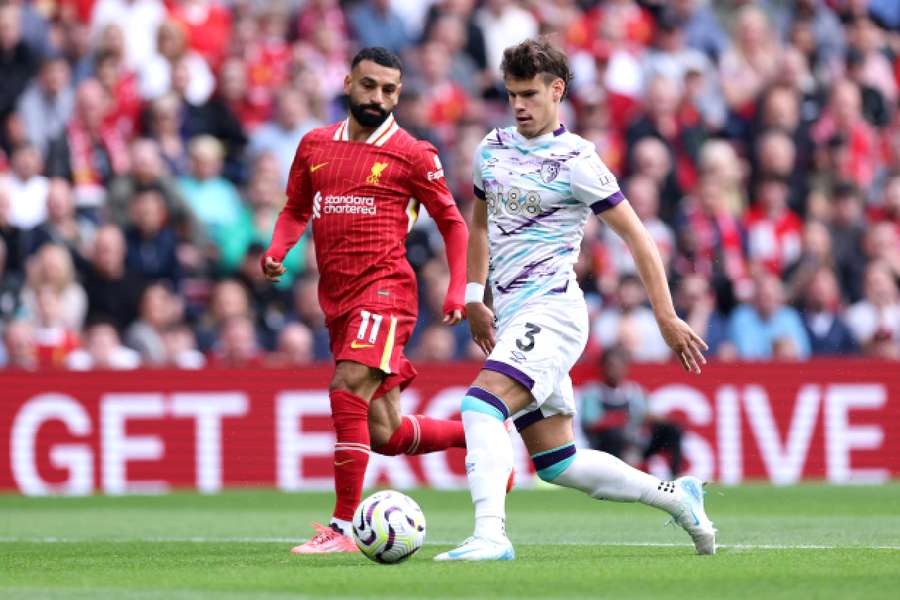 Milos Kerkez in action against what might be about to become his new club