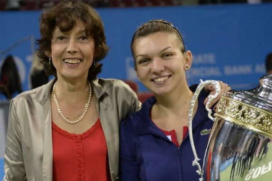 Virginia Ruzici și Simona Halep