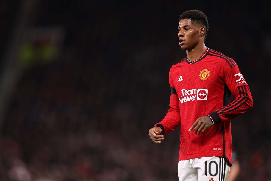 Manchester United forward Marcus Rashford.
