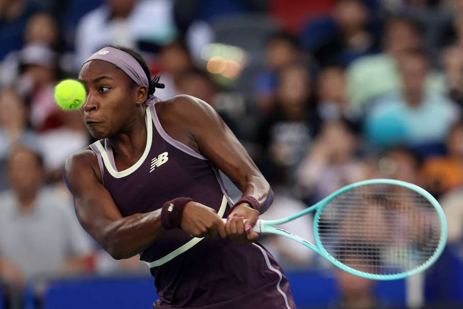 Gauff vai jogar o seu jogo de abertura no domingo