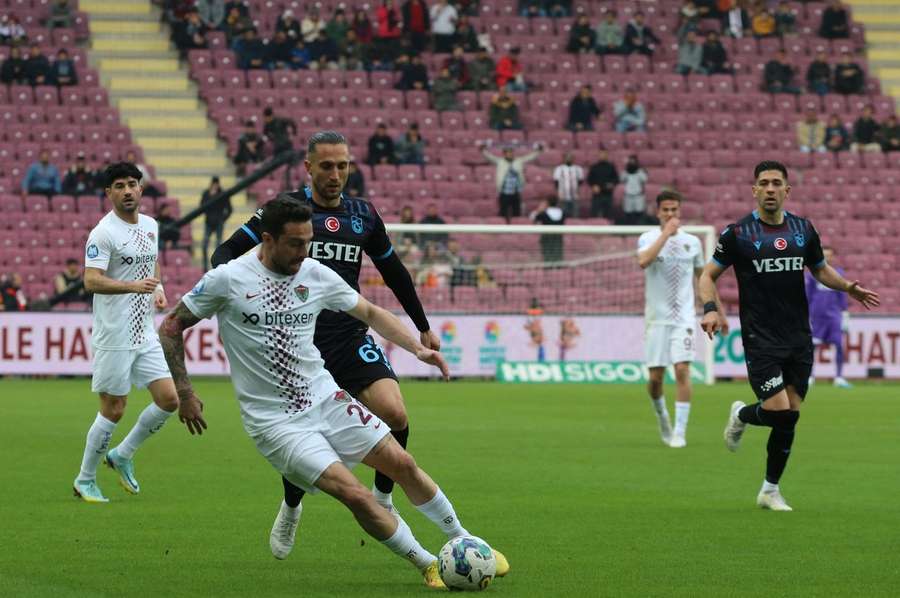 Kampen mellem Hatayspor og Trabzonspor fra den 28. januar.