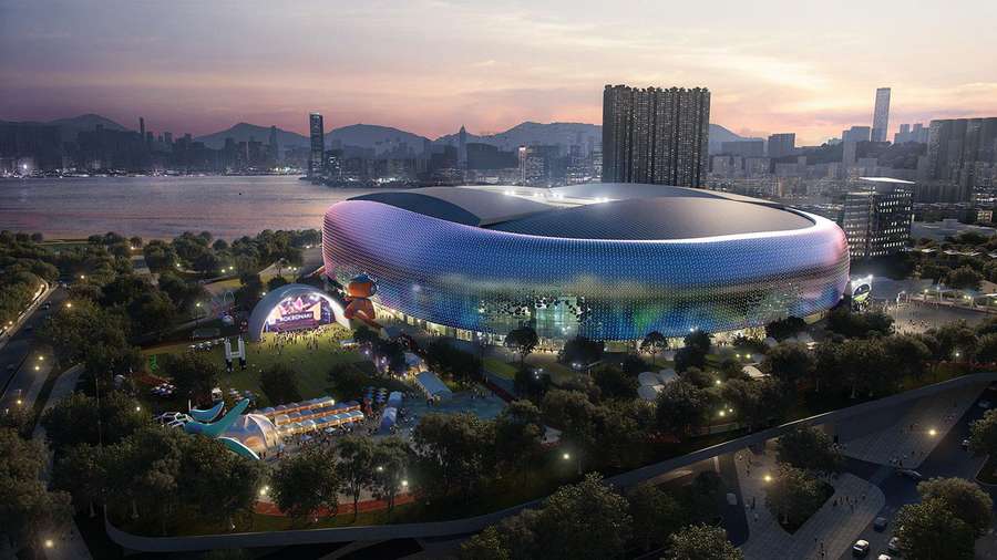 O estádio principal tornar-se-á a maior arena desportiva e de entretenimento de Hong Kong