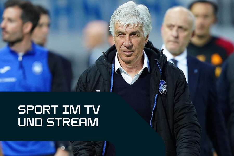 Sport live am Mittwoch: Atalanta-Coach Gian Piero Gasperini will mit seinem Team den Titel in der Coppa Italia holen.