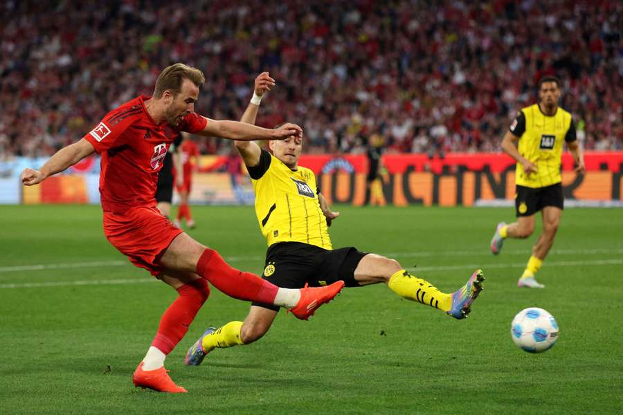 Harry Kane durante Bayern Monaco-Borussia Dortmund