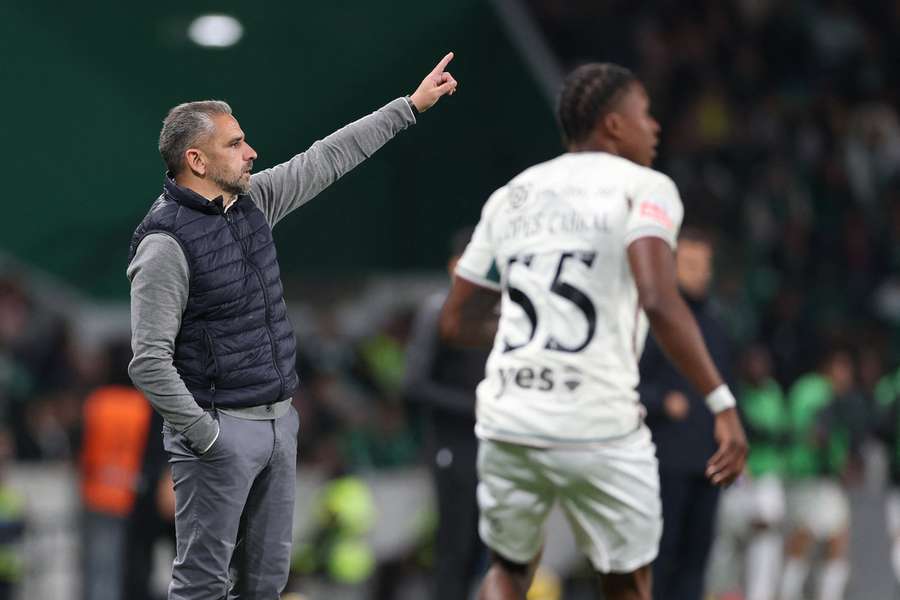 Rui Borges, treinador do Sporting Rui Borges, treinador do Sporting