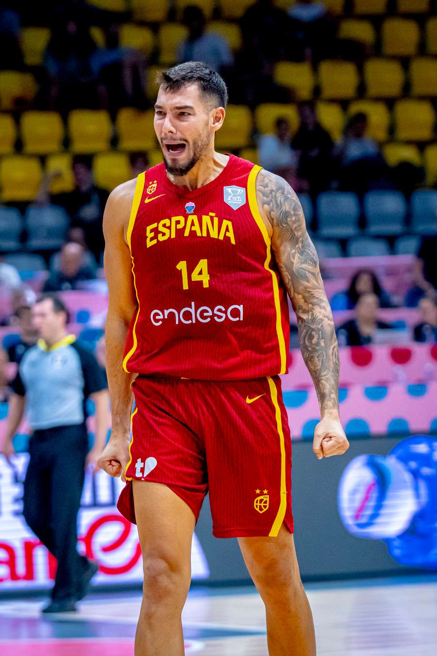 Willy Hernagómez, durante el partido ante Italia Willy Hernagómez, durante el partido ante Italia