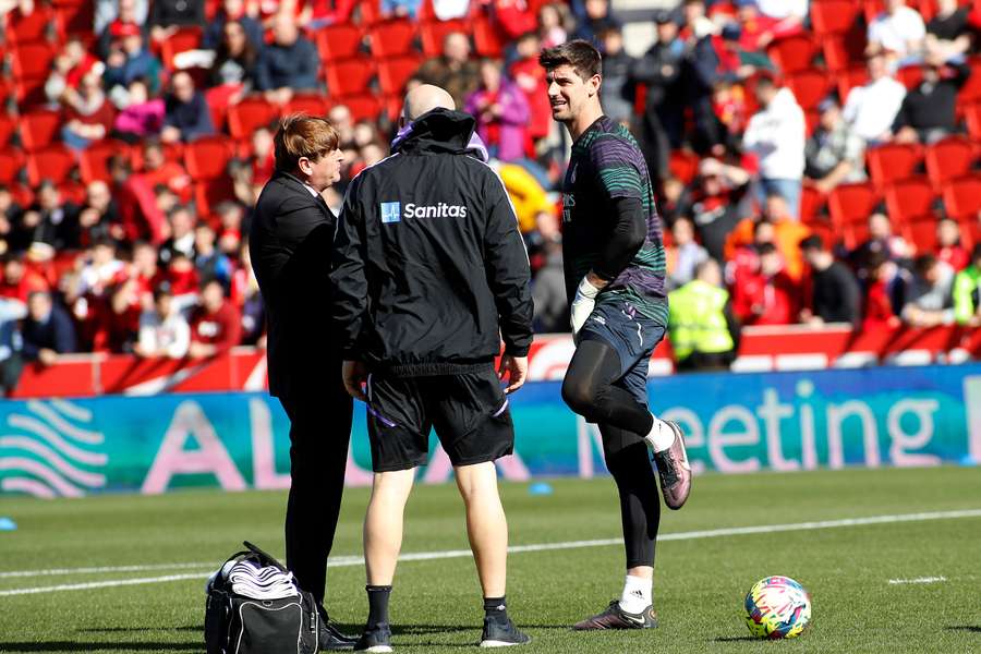 Courtois s-a accidentat la încălzirea meciului cu Mallorca