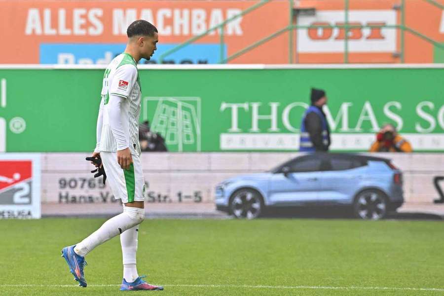 Dietz musste das Feld bereits in der dritten Minute verlassen