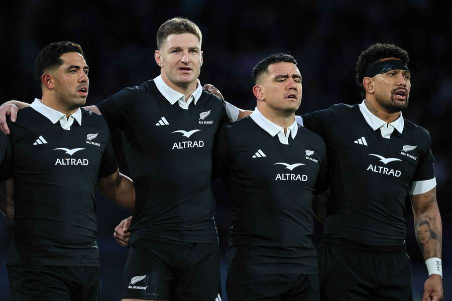 Codie Taylor (second from the right) will play his first game on tour