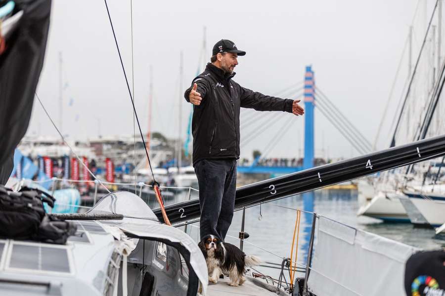 Herrmann bei der Vendée Globe Challenge im November