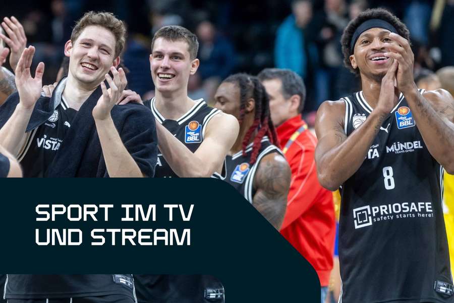 Sport live am Montag: Die Bamberg Baskets wollen gegen Rostock die nächsten BBL-Punkte einfahren.