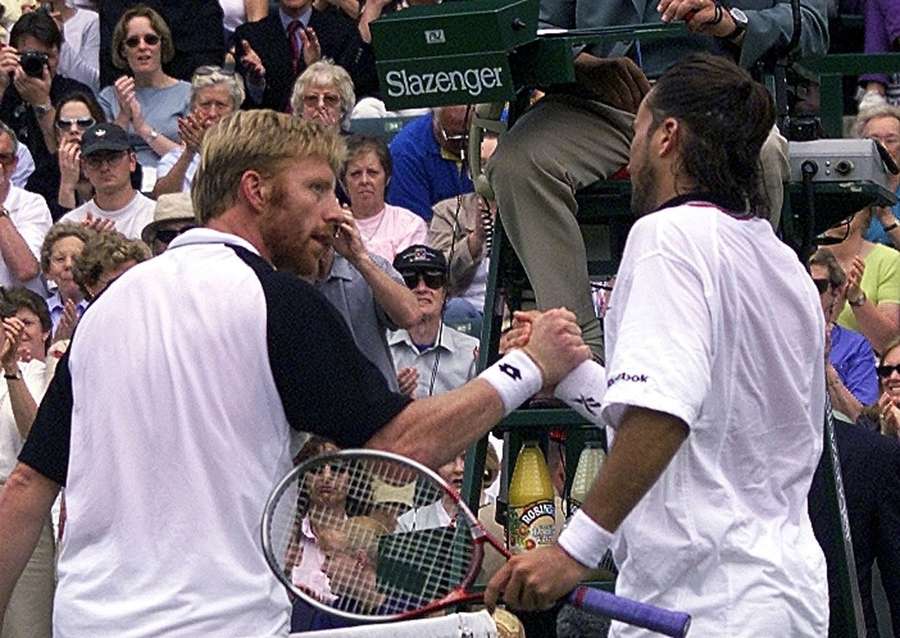 Boris Becker scheidet in Wimbledon aus – das letzte Profispiel seiner Karriere