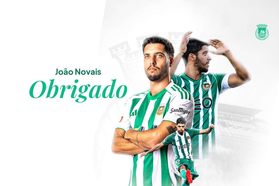 João Novais deixa o Rio Ave