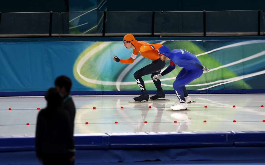 Il momento del sorpasso di Jorrit Bergsma