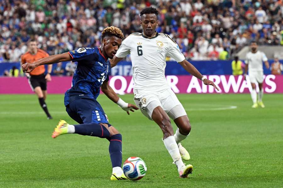 Cape Verde and Saudi Arabia in action at the World Cup.