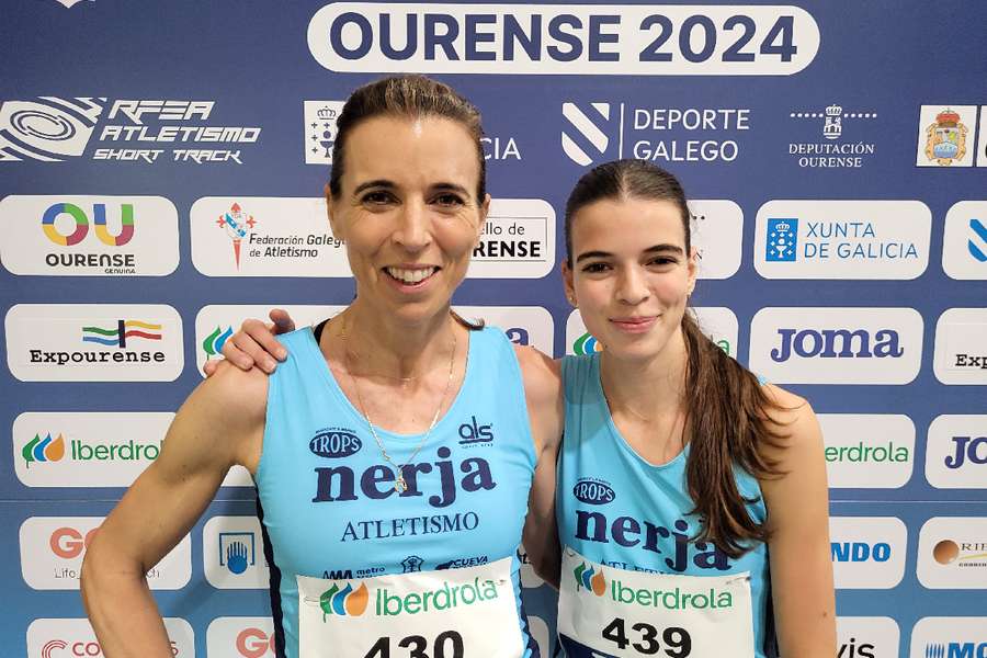 Alejandra Gálvez y Daniela Sierra, juntas en el Campeonato de España.