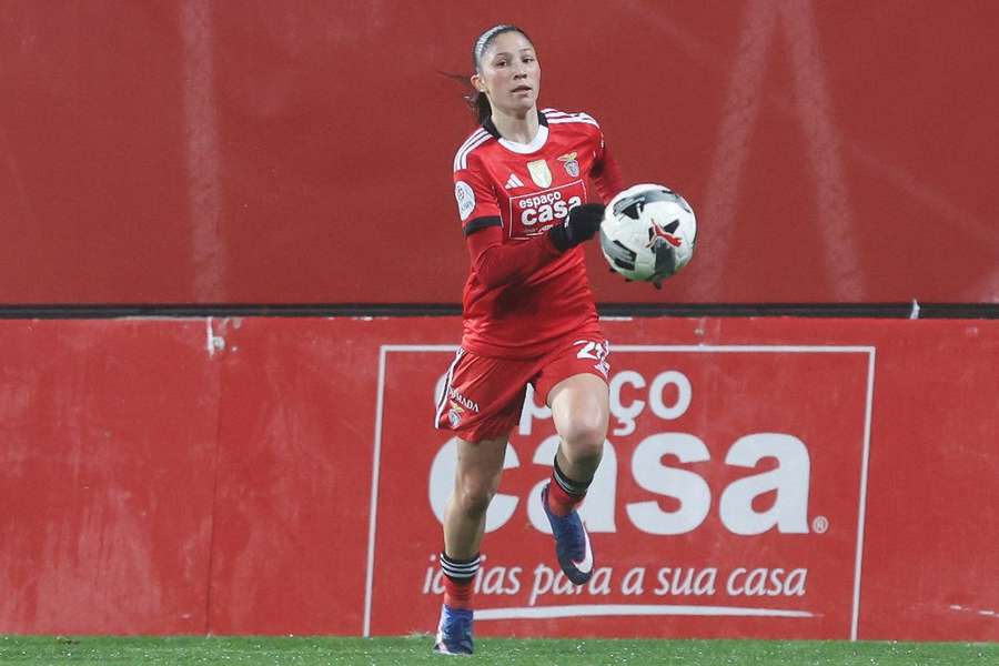Lara Martins em ação pelo Benfica Lara Martins em ação pelo Benfica