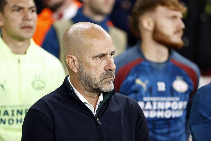 Peter Bosz is met zijn PSV nog foutloos in de Eredivisie