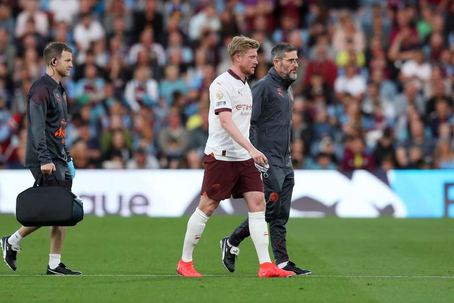 De Bruyne has hamstring problems