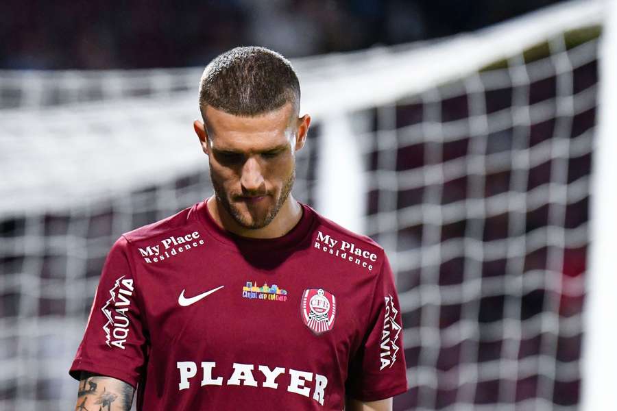 Daniel Bîrligea a înscris 4 goluri în acest sezon pentru CFR Cluj