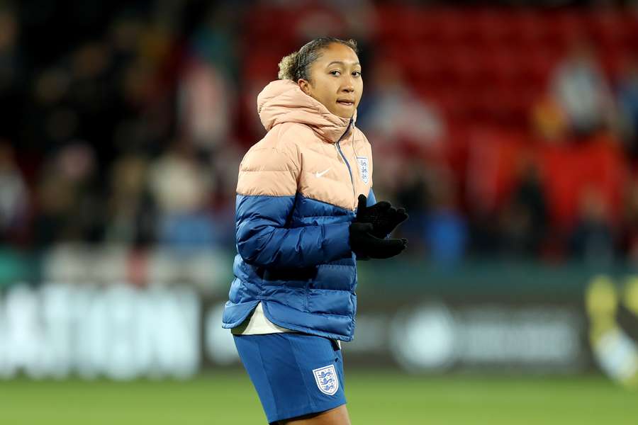 Lauren James eerder op het WK na de wedstrijd tegen China 