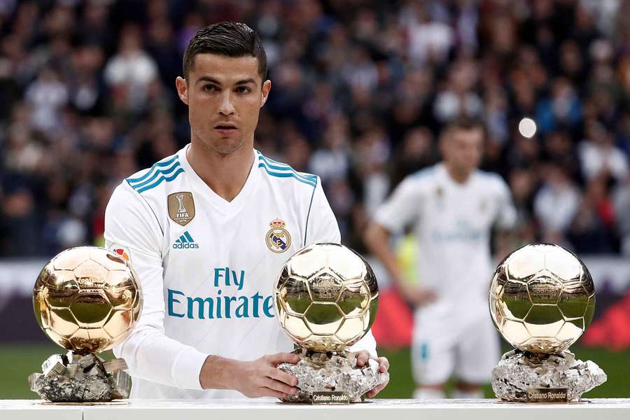Cristiano Ronaldo, con su quinto Balón de Oro