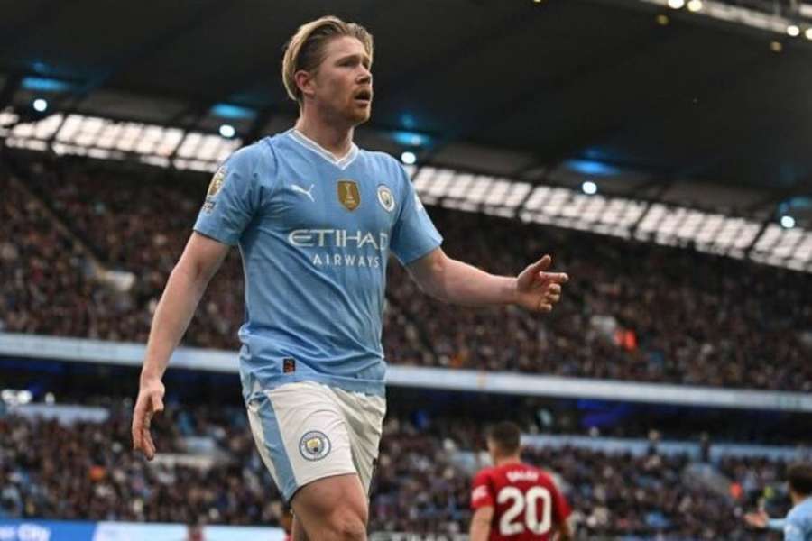 De Bruyne está em final de contrato com o Manchester City