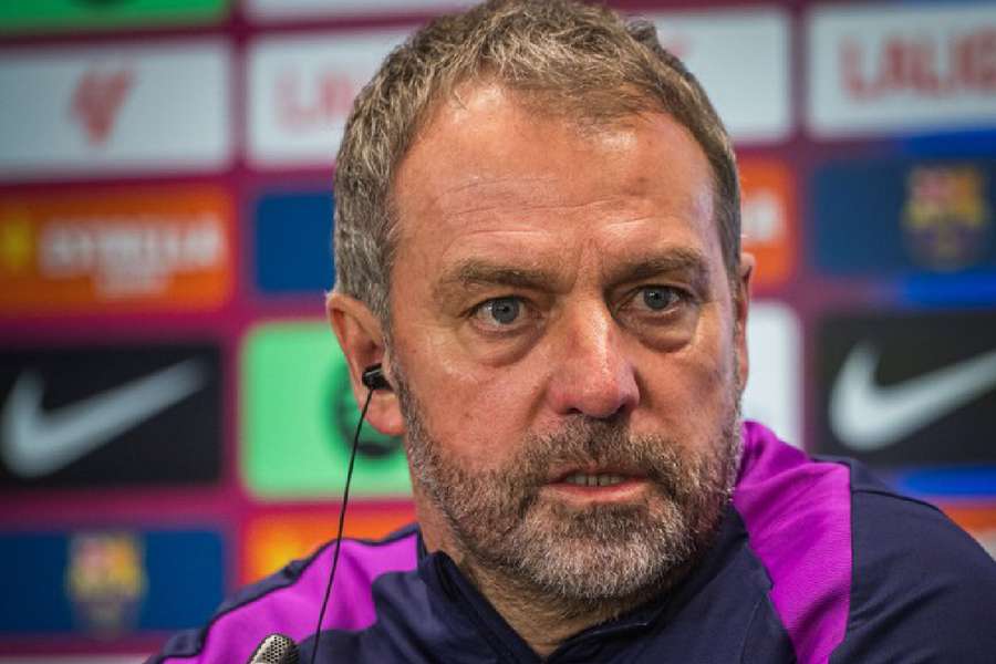 Flick, en la previa del duelo ante el Oviedo Flick, en la previa del duelo ante el Oviedo