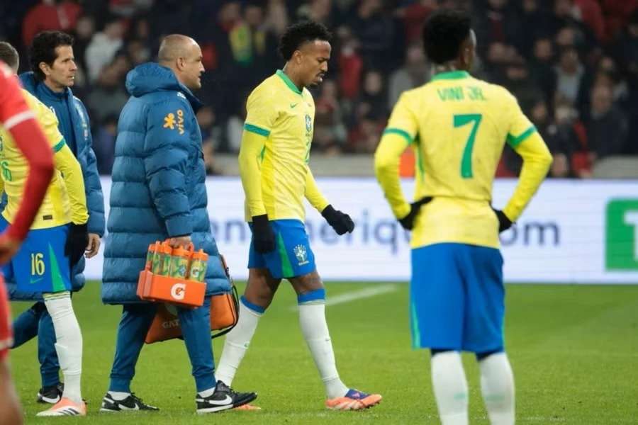 Éder Militao nedohrál přípravný zápas s Tuniskem.