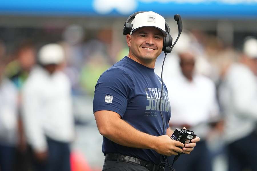 Seahawks head coach Mike Macdonald