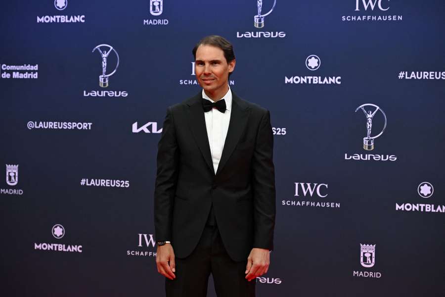 Rafael Nadal wurde am Montag ausgezeichnet. Rafael Nadal wurde am Montag ausgezeichnet.