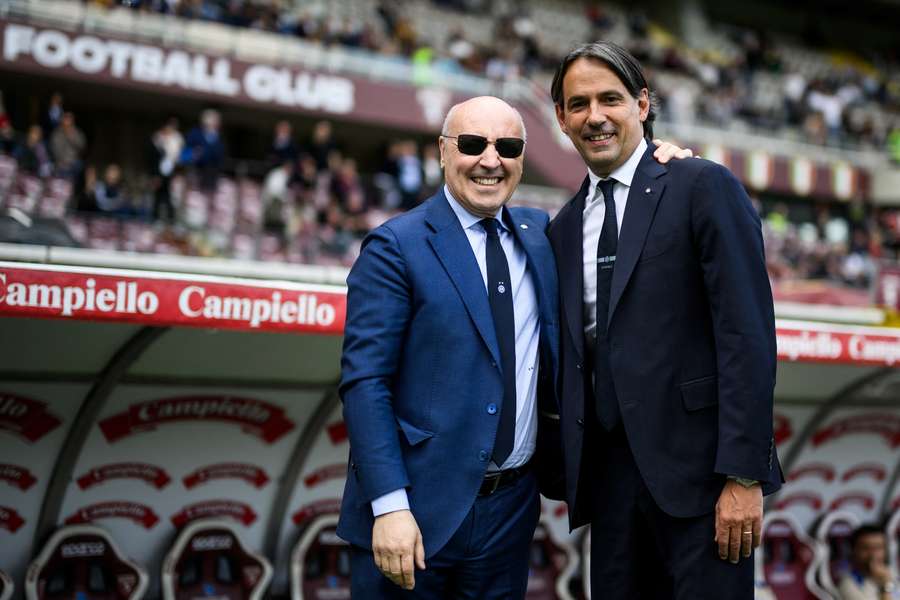 Beppe Marotta e Simone Inzaghi