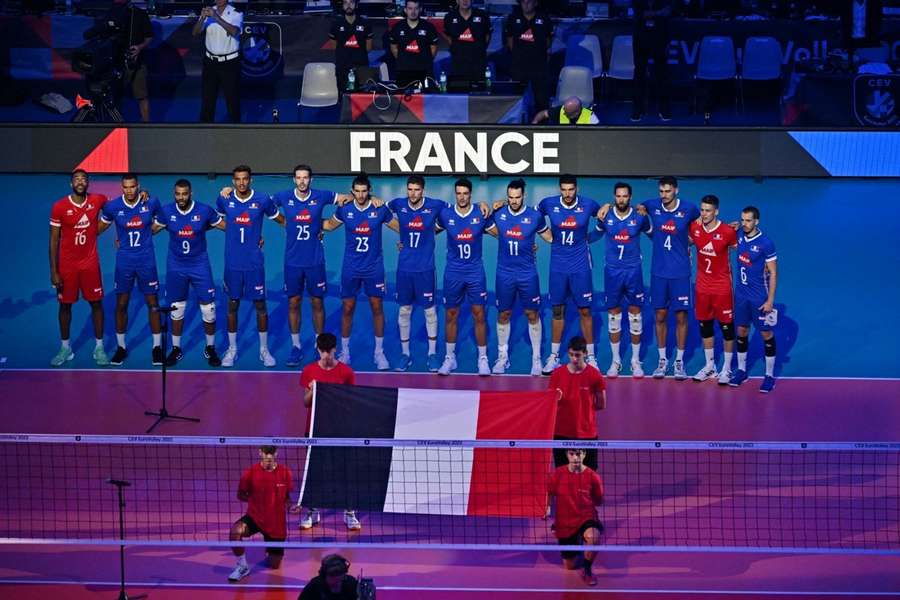 L'équipe de France de volley, en septembre dernier.