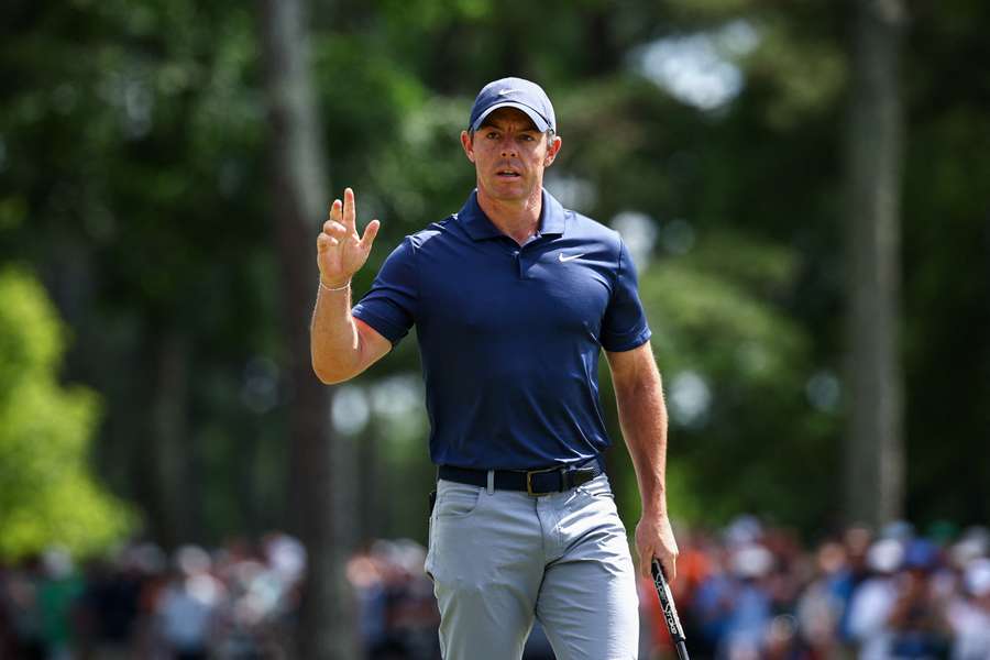Rory McIlroy is a shot behind leader Xander Schauffele at the PGA Tour's Wells Fargo Championship